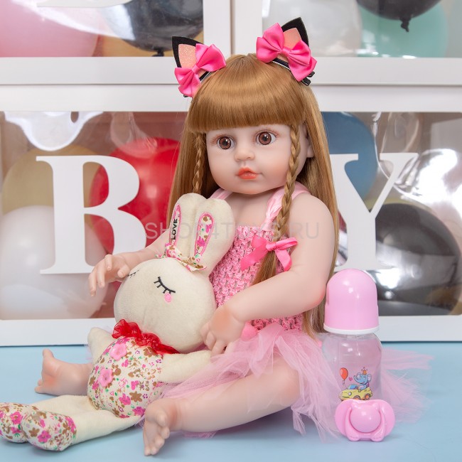 Реборн с силиконовым телом Викки