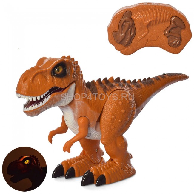 Радиоуправляемый динозавр Тираннозавр REX (свет, звук, пульт) - RS011 Радиоуправляемый динозавр Тираннозавр REX (свет, звук, пульт) - RS011