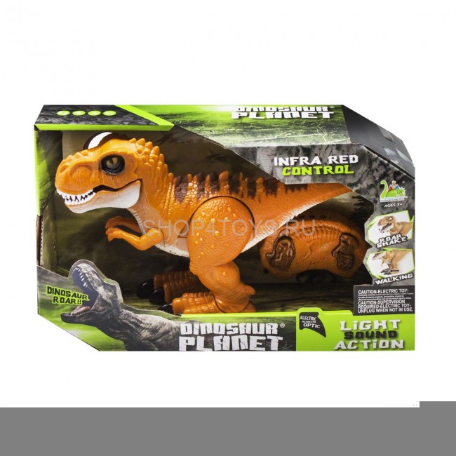 Радиоуправляемый динозавр Тираннозавр REX (свет, звук, пульт) - RS011 Радиоуправляемый динозавр Тираннозавр REX (свет, звук, пульт) - RS011