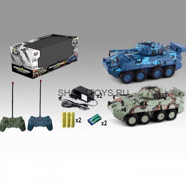 Радиоуправляемый бой БТРов - 333-ZJ11 Радиоуправляемый бой БТРов - 333-ZJ11