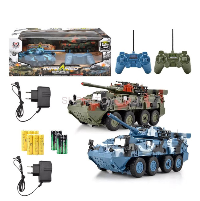 Радиоуправляемый бой БТРов - 333-ZJ11 Радиоуправляемый бой БТРов - 333-ZJ11