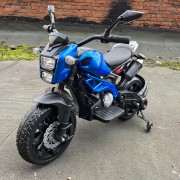 Детский электромотоцикл Harley Davidson (12V, EVA, ручка газа) - DLS01-SP-BLUE Детский электромотоцикл Harley Davidson (12V, EVA, ручка газа) - DLS01-SP-BLUE