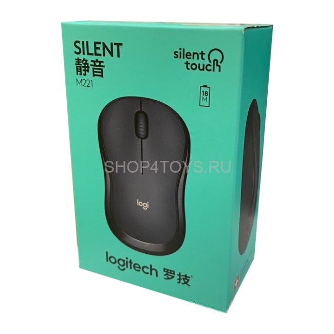Беспроводная мышь Logitech M221 Silent White - 910-006090 Беспроводная мышь Logitech M221 Silent White - 910-006090