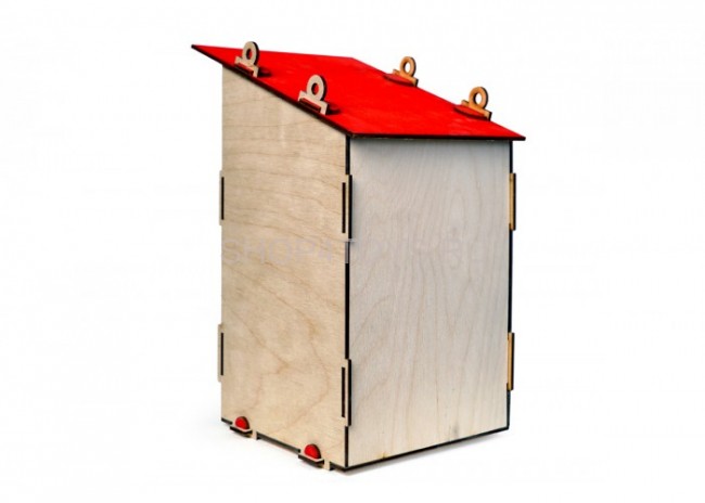 Конструктор 3D деревянный Lemmo Скворечник - 00-18