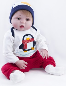 Реборн мальчик силиконовый Никита