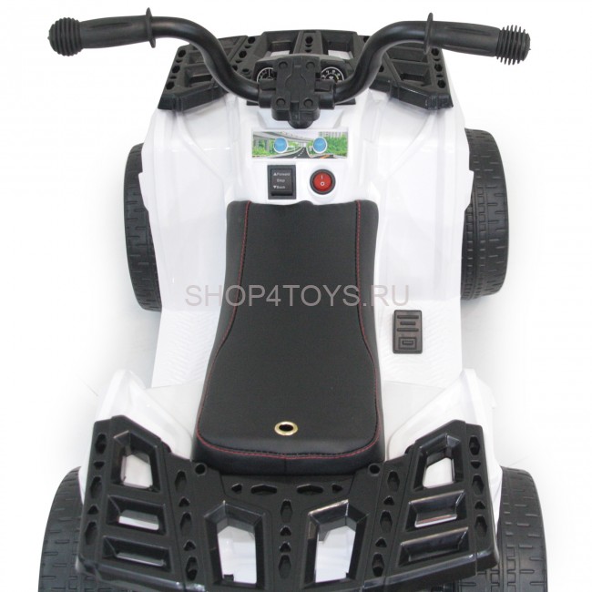 Детский квадроцикл R1 на резиновых колесах 6V - 3201-WHITE купить в Москве