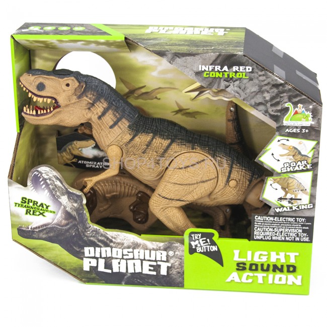 Радиоуправляемый динозавр Тираннозавр REX (свет, звук, пар) - RS61-100A Радиоуправляемый динозавр Тираннозавр REX (свет, звук, пар) - RS61-100A