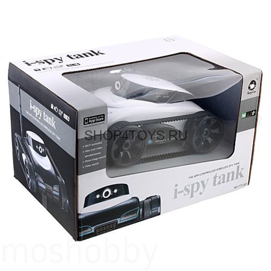 Радиоуправляемый танк-шпион Happy Cow I-Spy с камерой WiFi - 777-287 Радиоуправляемый танк-шпион Happy Cow I-Spy с камерой WiFi - 777-287