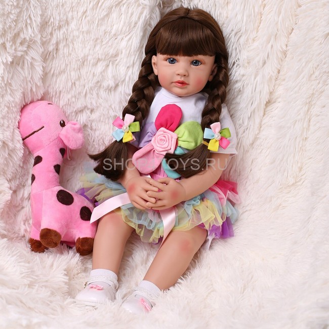 Реборн с косами Иринка