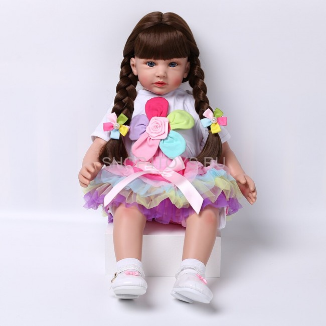 Реборн с косами Иринка