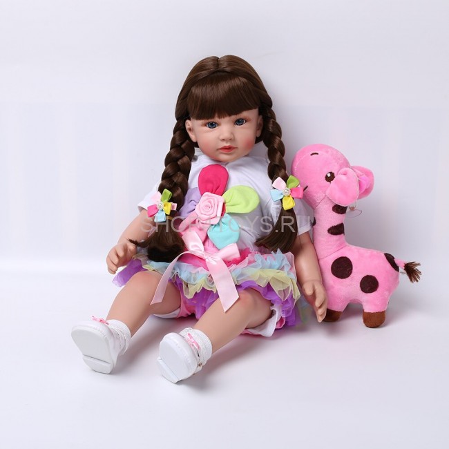 Реборн с косами Иринка