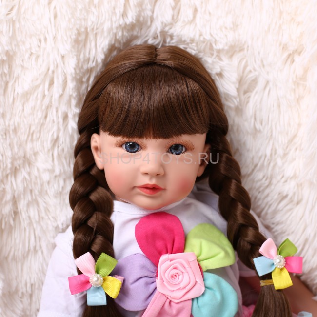 Реборн с косами Иринка