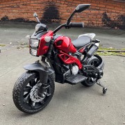 Детский электромотоцикл Harley Davidson (12V, EVA, ручка газа) - DLS01-SP-RED Детский электромотоцикл Harley Davidson (12V, EVA, ручка газа) - DLS01-SP-RED