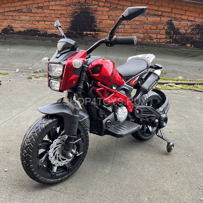 Детский электромотоцикл Harley Davidson (12V, EVA, ручка газа) - DLS01-SP-RED Детский электромотоцикл Harley Davidson (12V, EVA, ручка газа) - DLS01-SP-RED