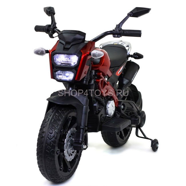 Детский электромотоцикл Harley Davidson (12V, EVA, ручка газа) - DLS01-SP-RED Детский электромотоцикл Harley Davidson (12V, EVA, ручка газа) - DLS01-SP-RED