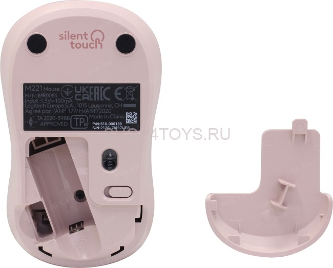 Беспроводная мышь Logitech M221 Silent Pink - 910-006091 Беспроводная мышь Logitech M221 Silent Pink - 910-006091