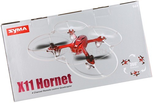 Радиоуправляемый квадрокоптер Syma X11 Hornet 6AXIS 2.4G - SYMA-X11 Радиоуправляемый квадрокоптер Syma X11 Hornet 6AXIS 2.4G - SYMA-X11