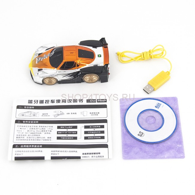 Радиоуправляемая антигравитационная машинка Wall Climber (Bluetooth) - FY838 Радиоуправляемая антигравитационная машинка Wall Climber (Bluetooth) - FY838