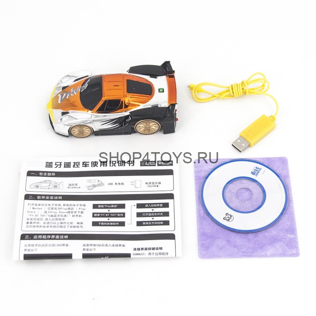 Радиоуправляемая антигравитационная машинка Wall Climber (Bluetooth) - FY838 Радиоуправляемая антигравитационная машинка Wall Climber (Bluetooth) - FY838