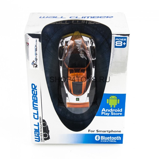 Радиоуправляемая антигравитационная машинка Wall Climber (Bluetooth) - FY838 Радиоуправляемая антигравитационная машинка Wall Climber (Bluetooth) - FY838
