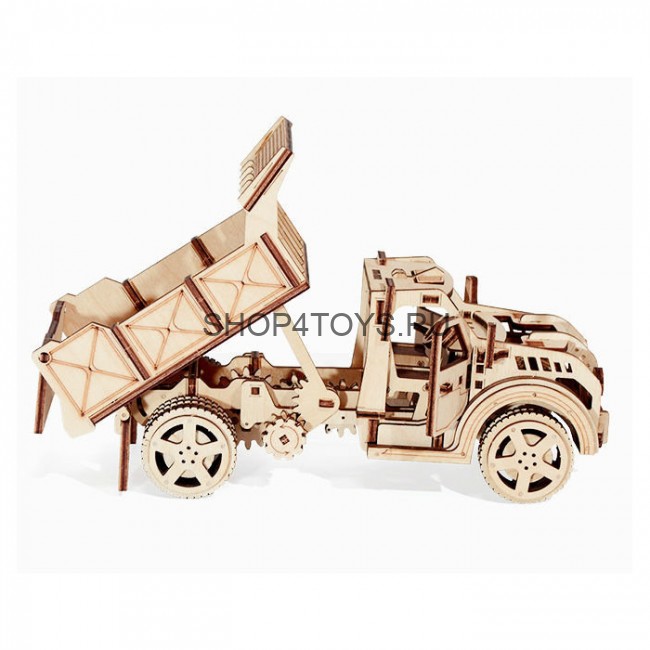 Механический 3D-пазл из дерева Wood Trick Грузовик-Самосвал - 1234-3 Механический 3D-пазл из дерева Wood Trick Грузовик-Самосвал - 1234-3