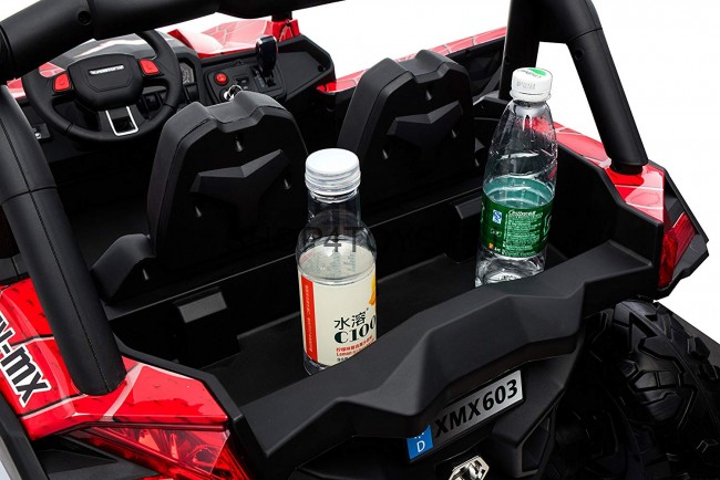 Двухместный полноприводный электромобиль Red Spider UTV-MX Buggy 12V MP4 - XMX603-RED-PAINT-MP4
