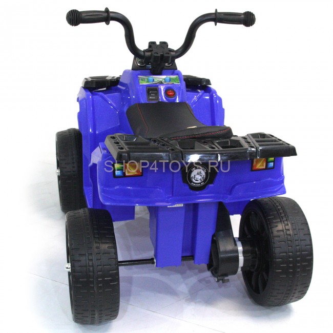 Детский квадроцикл R1 на резиновых колесах 6V - 3201-BLUE Детский квадроцикл R1 на резиновых колесах 6V - 3201-BLUE