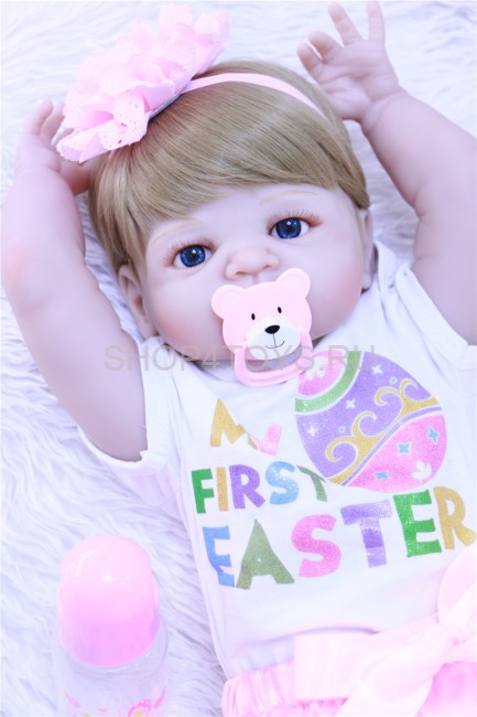 Реборн силиконовая блондинка Софи