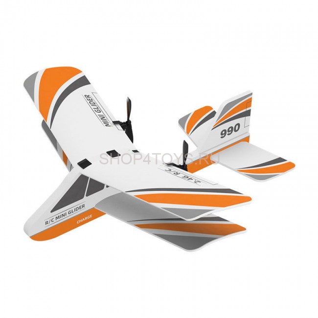 Радиоуправляемый мини планер Mini Glider - CS-990-ORANGE Радиоуправляемый мини планер Mini Glider - CS-990-ORANGE