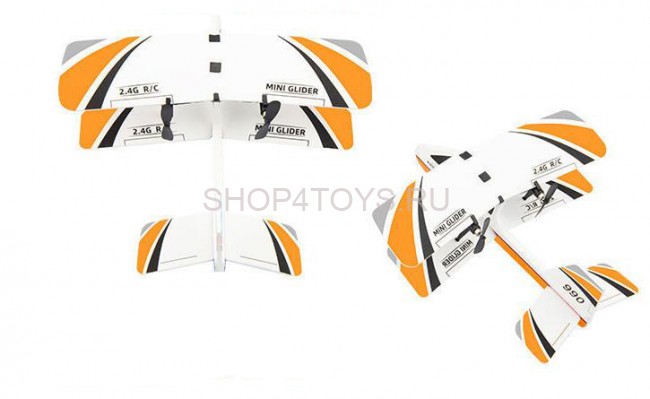 Радиоуправляемый мини планер Mini Glider - CS-990-ORANGE Радиоуправляемый мини планер Mini Glider - CS-990-ORANGE
