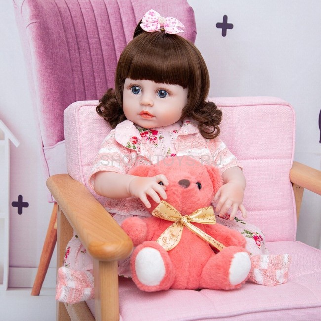 Реборн силиконовая Настасья