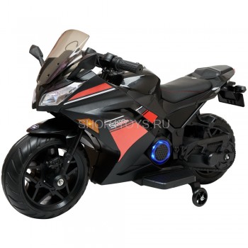 Детский электромотоцикл Kawasaki Ninja (12V, EVA, спидометр, ручка газа) - DLS07-BLACK Детский электромотоцикл Kawasaki Ninja (12V, EVA, спидометр, ручка газа) - DLS07-BLACK