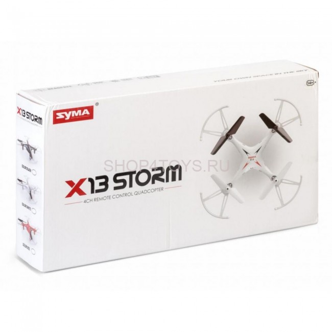 Радиоуправляемый квадрокоптер Syma X13 Storm 6AXIS 2.4G - SYMA-X13 Радиоуправляемый квадрокоптер Syma X13 Storm 6AXIS 2.4G - SYMA-X13