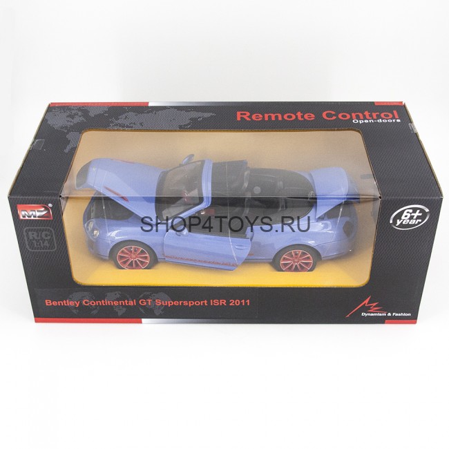 Радиоуправляемая машина MZ Bentley Continental GT Supersport ISR 2011 Blue 1:14, открываюся двери и капот - MZ-2249J-B Радиоуправляемая машина MZ Bentley Continental GT Supersport ISR 2011 Blue 1:14, открываюся двери и капот - MZ-2249J-B
