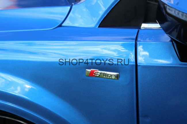Детский электромобиль Audi Q7 LUXURY 2.4G - Blue - HL159-LUX-BL