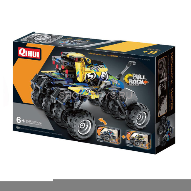 Конструктор QiHui Technics ''Краулер, Айрон Хорс'' (инерционная модель), 193 детали - QH5803