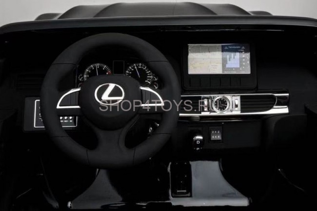 Детский электромобиль Lexus LX570 4WD MP3 - DK-LX570-BLACK-PAINT