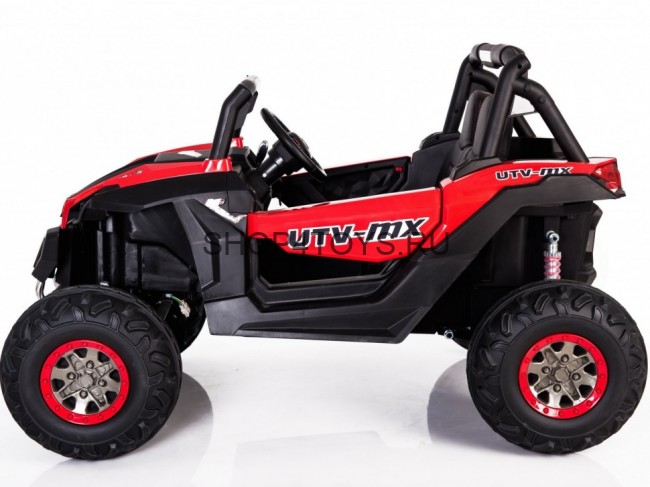 Двухместный полноприводный электромобиль Red UTV-MX Buggy 12V MP4 - XMX603-RED-MP4