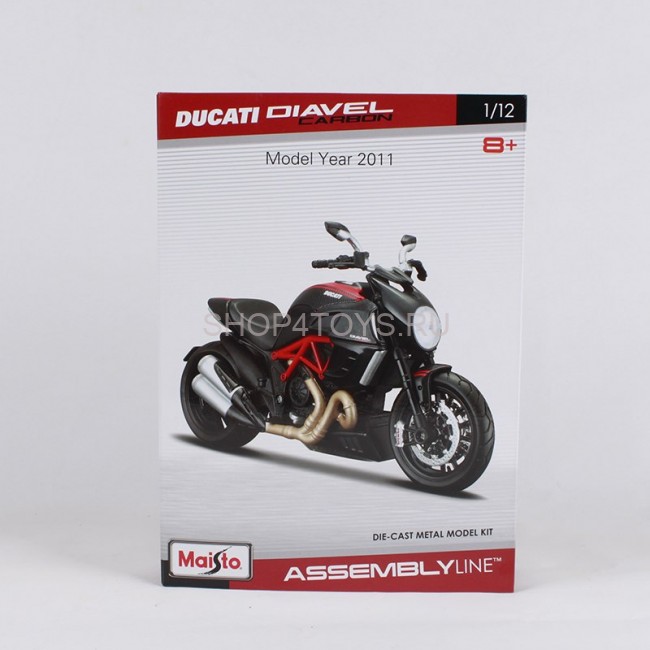 Металлическая модель Maisto Ducati Diavel Carbon 1:12 - 39196 Металлическая модель Maisto Ducati Diavel Carbon 1:12 - 39196