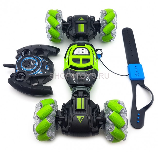 Радиоуправляемый внедорожник Твистер (часы + пульт) 1:16 - UD2196A-GREEN Радиоуправляемый внедорожник Твистер (часы + пульт) 1:16 - UD2196A-GREEN