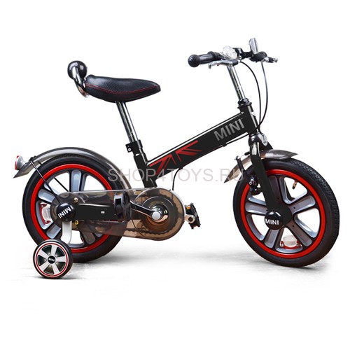 Детский двухколесный черный велосипед Rastar - RSZ1401MB Детский двухколесный черный велосипед Rastar - RSZ1401MB