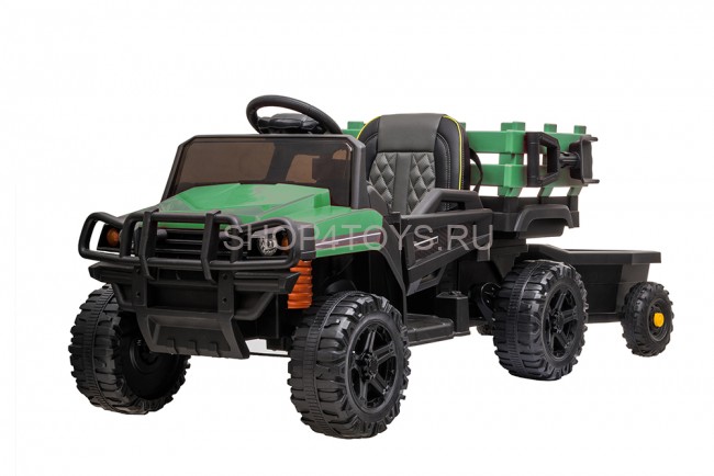 Детский электромобиль Bettyma квадроцикл с прицепом 2WD 12V - BDM0926-GREEN Детский электромобиль Bettyma квадроцикл с прицепом 2WD 12V - BDM0926-GREEN