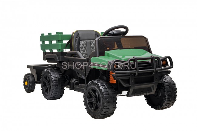 Детский электромобиль Bettyma квадроцикл с прицепом 2WD 12V - BDM0926-GREEN Детский электромобиль Bettyma квадроцикл с прицепом 2WD 12V - BDM0926-GREEN