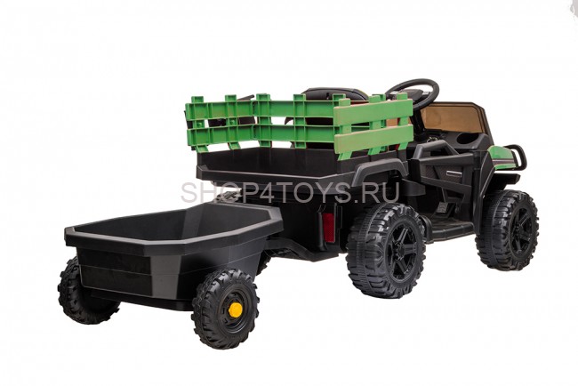 Детский электромобиль Bettyma квадроцикл с прицепом 2WD 12V - BDM0926-GREEN Детский электромобиль Bettyma квадроцикл с прицепом 2WD 12V - BDM0926-GREEN