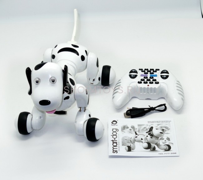 Радиоуправляемая робот-собака HappyCow Smart Dog Black - 777-338 Радиоуправляемая робот-собака HappyCow Smart Dog Black - 777-338