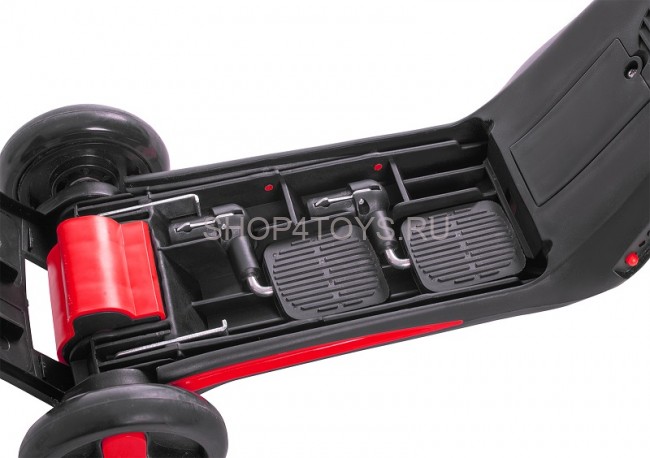 Детский самокат-беговел с музыкой 3в1 (самокат, беговел, велосипед) - FL-868 черно-красный Детский самокат-беговел с музыкой 3в1 (самокат, беговел, велосипед) - FL-868 черно-красный