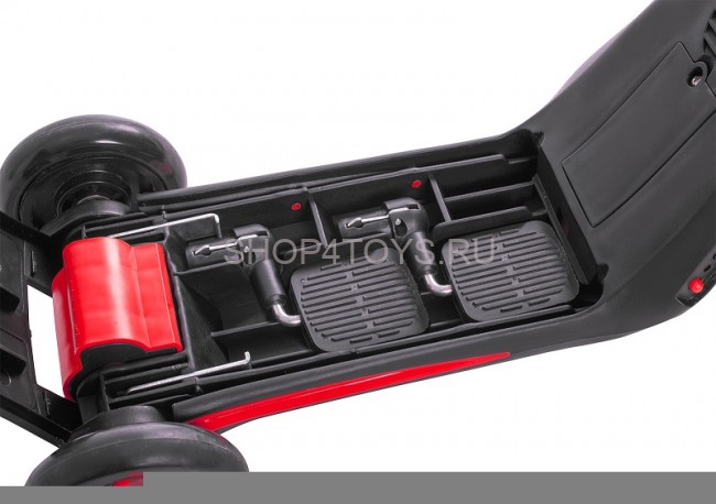 Детский самокат-беговел с музыкой 3в1 (самокат, беговел, велосипед) - FL-868 черно-красный Детский самокат-беговел с музыкой 3в1 (самокат, беговел, велосипед) - FL-868 черно-красный
