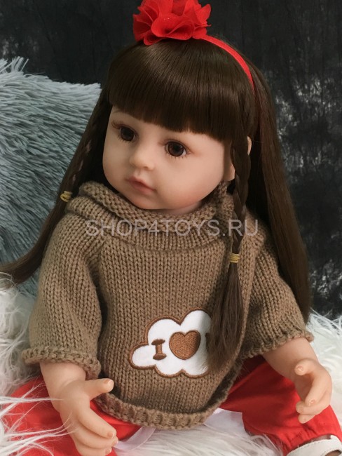 Реборн силиконовая девочка Мишель