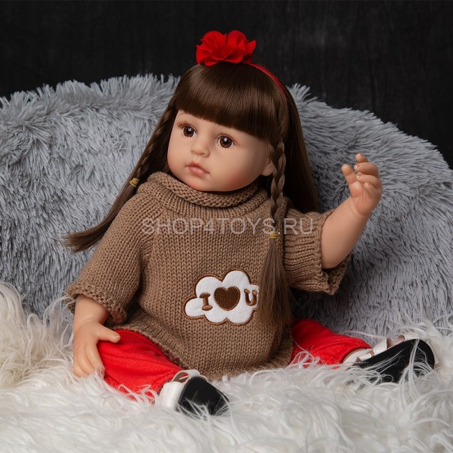 Реборн силиконовая девочка Мишель
