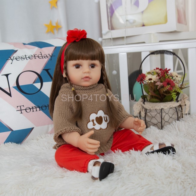 Реборн силиконовая девочка Мишель